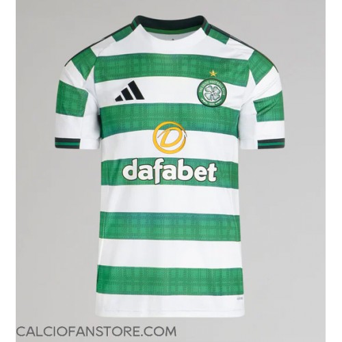 Maglia Calcio Celtic Prima Divisa 2025-26 Manica Corta